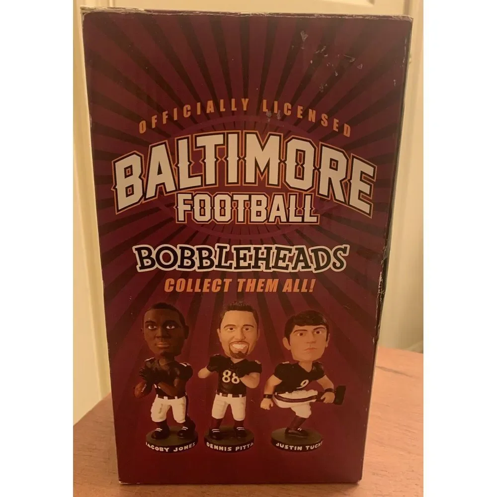 Dennis Pitta #88 Baltimore Ravens NFL‎ Vintage Bobblehead 2015, NIB